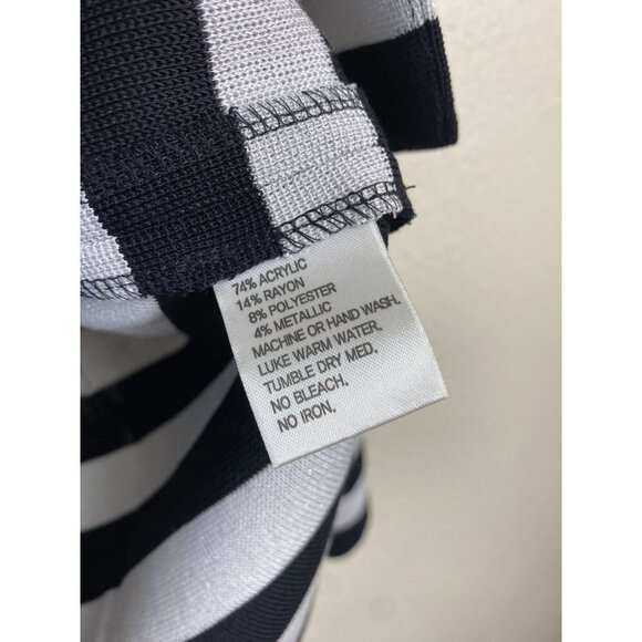 Vintage Exclusively Misook Sweaters Womens size Large Stripes career Office Work - Picture 6 of 14